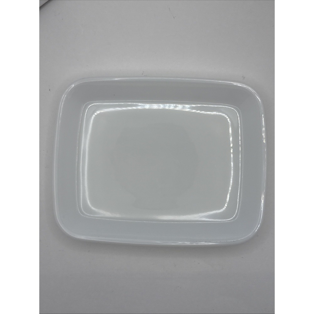 Vintage Anchor Hocking Milk Glass For United Airlines Dish Rare PL OIO 5378